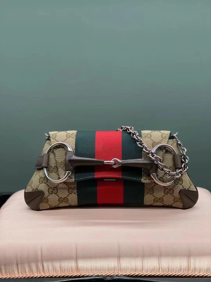 Gucci  Horsebit Chain Portable Chain Underarm Bag #nigo21831