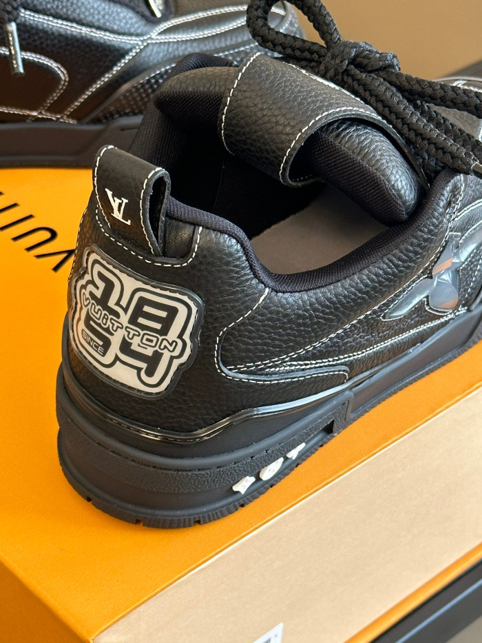 Louis Vuitton Skate Sneaker Casual Low Top Lace Up Shoes #nigo96487