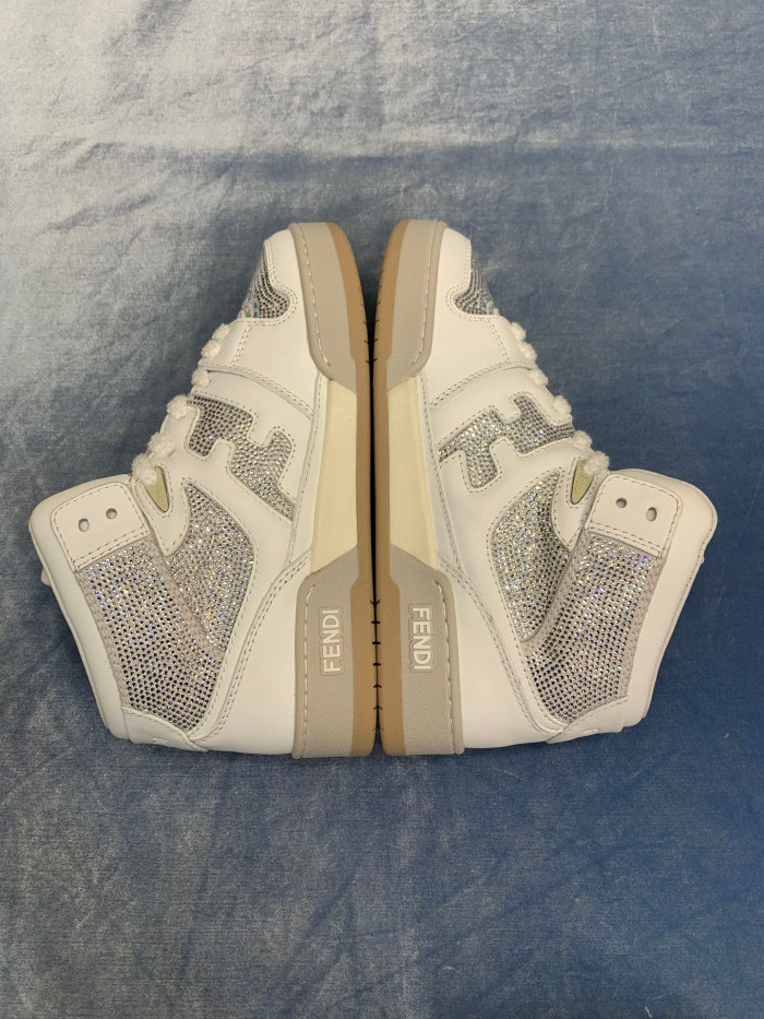Fendi Match High Bang Bright Diamond Casual Shoes #nigo96471