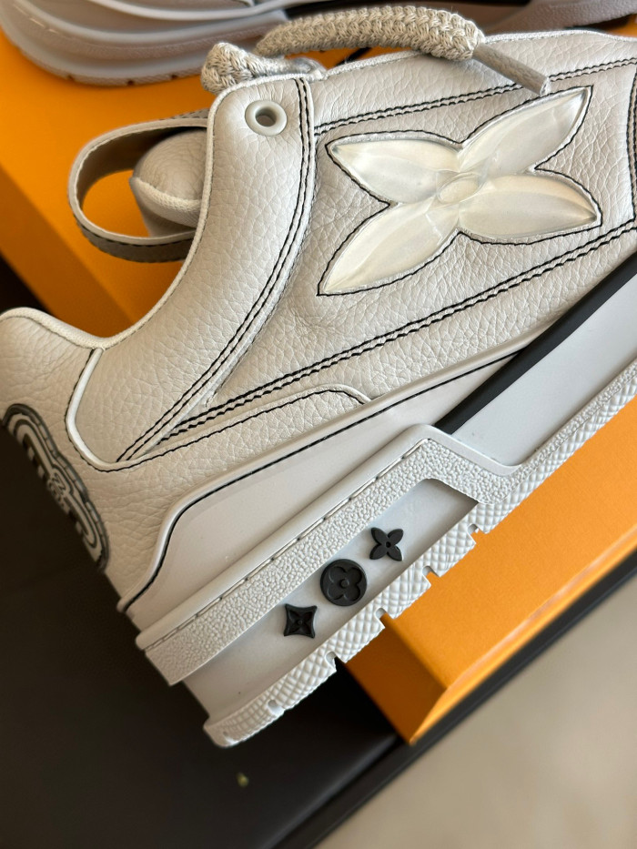 Louis Vuitton Skate Sneaker Casual Low Top Lace Up Shoes #nigo96487