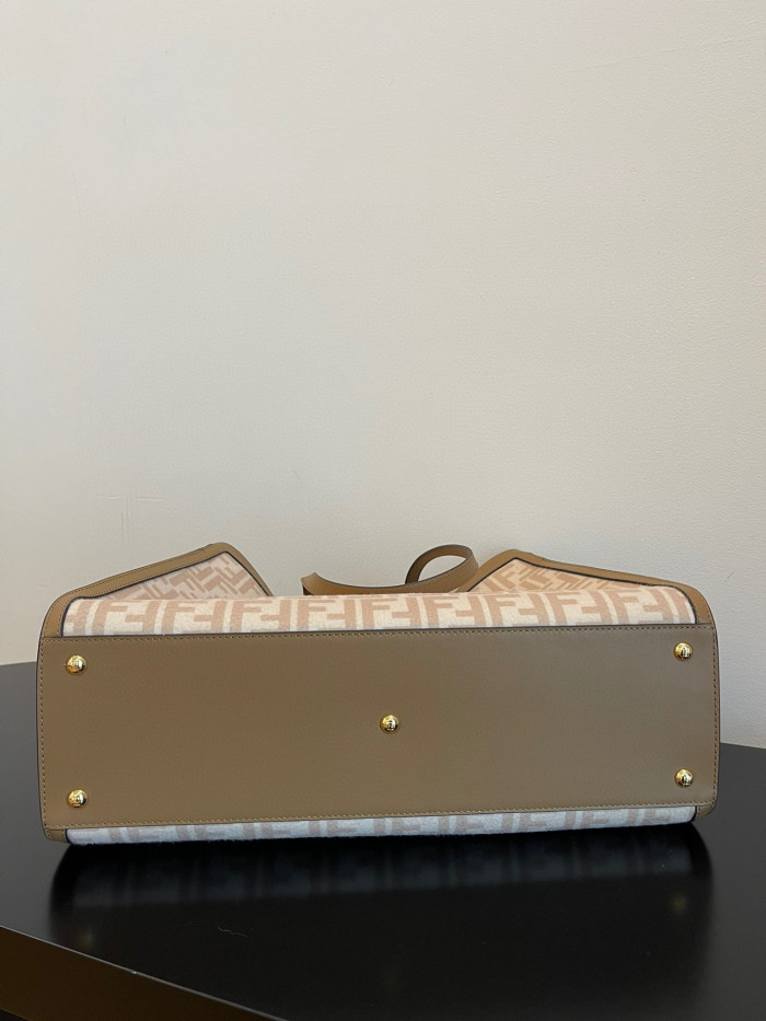 Fendi peekaboo X-tote Leather One Shoulder Printed Bag #nigo21833