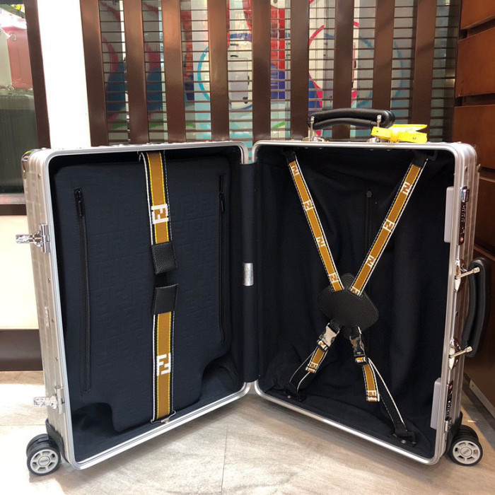 FENDI NIGO Silver Outbound Luggage #nigo57667