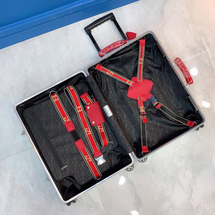 FENDI NIGO Silver Outbound Luggage #nigo57667