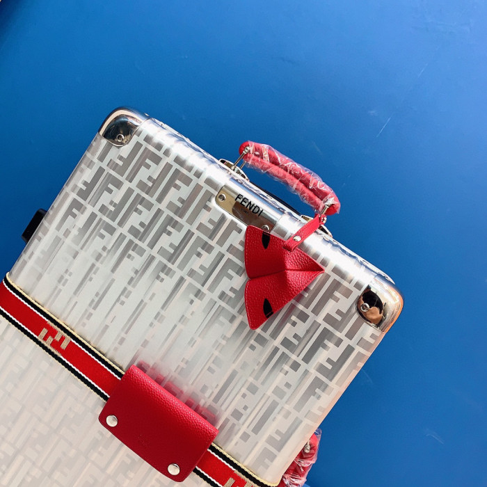 FENDI NIGO Silver Outbound Luggage #nigo57667