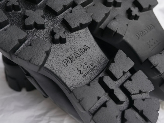 Prada Monolith Women's Leather With Thick Shoes #nigo21837