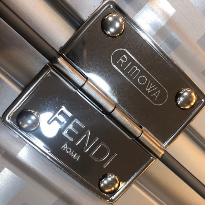 FENDI NIGO Silver Outbound Luggage #nigo57667