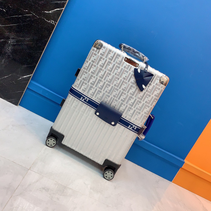 FENDI NIGO Silver Outbound Luggage #nigo57667