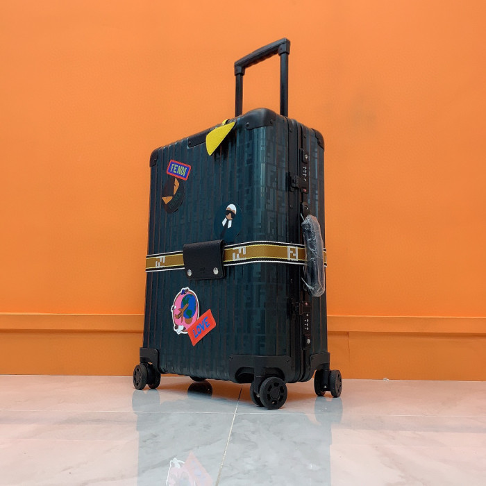 FENDI NIGO Silver Outbound Luggage #nigo57667