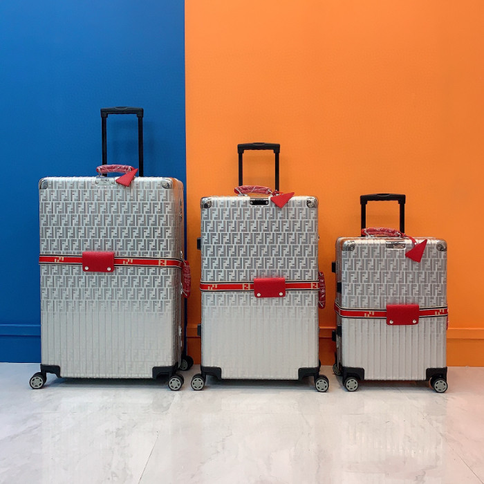 FENDI NIGO Silver Outbound Luggage #nigo57667