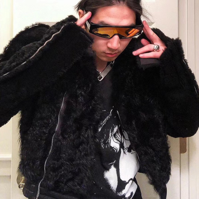 Rick Owens Fur Long Sleeve Jacket Ngvp #nigo6659