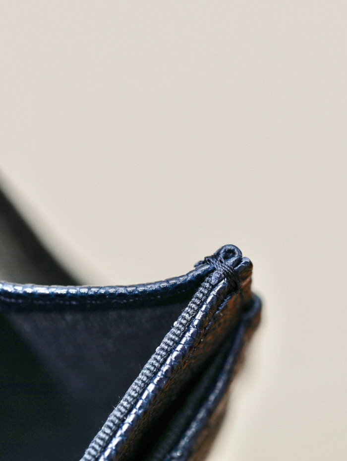 Chanel Leather Plaid Mini Wallet Bag #nigo21863