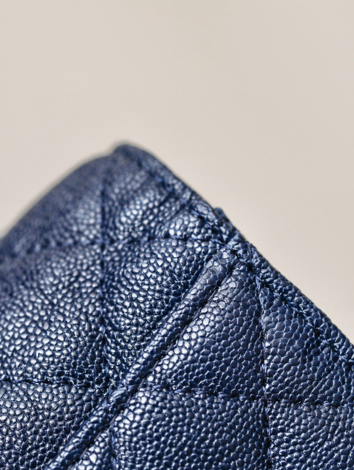 Chanel Leather Plaid Mini Wallet Bag #nigo21863