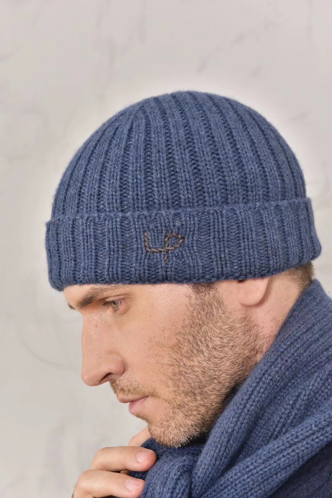 Loro Piana Cashmere Knit Hat Scarf Set #nigo6664