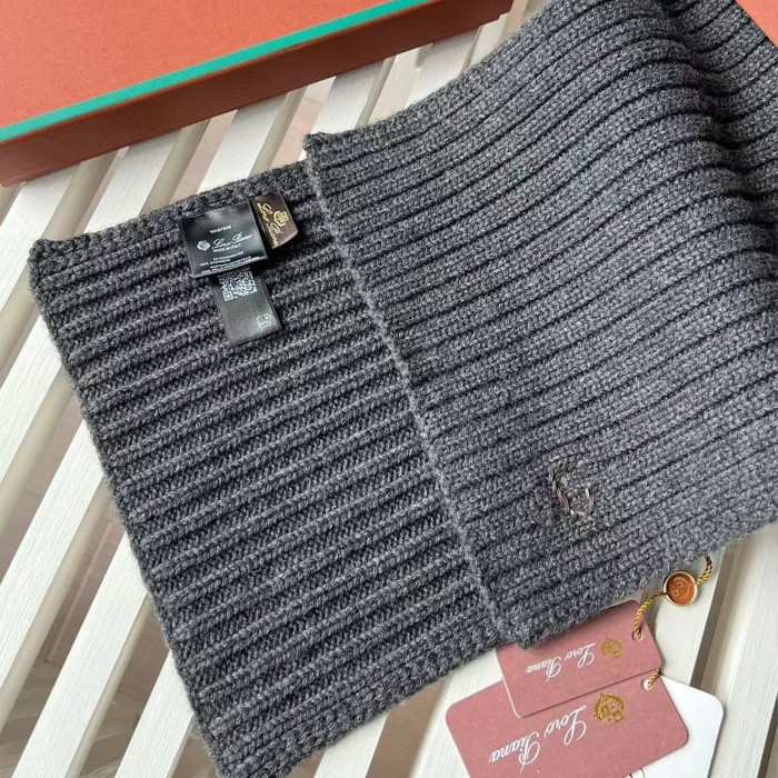 Loro Piana Cashmere Knit Hat Scarf Set #nigo6664
