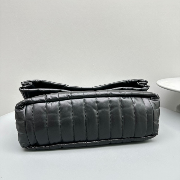 Balenciaga MONACO Leather Striped Chain Bag #nigo21868