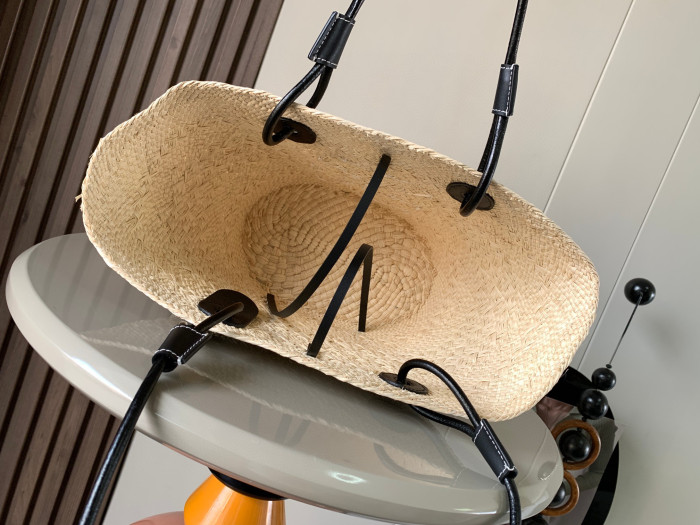 Loewe Anagram Basket Woven Handheld Diagonal Straddle Bag #nigo21877
