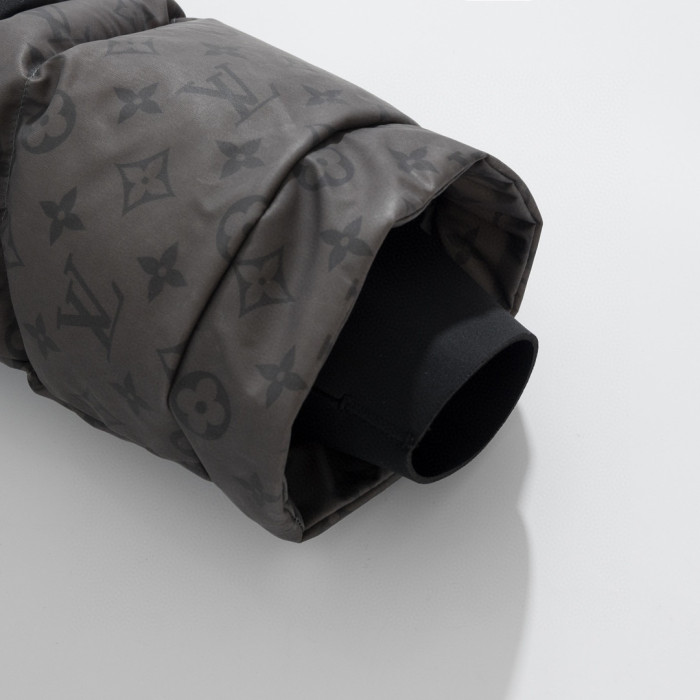 Louis Vuitton Winter Warm Patchwork Pocket Hooded Puffer Down Jacket #nigo5476