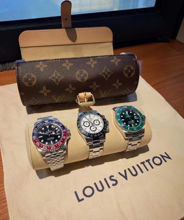 Louis Vuitton Genuine Leather Watch Case Bag Bags #nigo3766