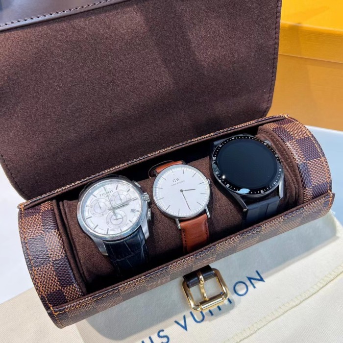 Louis Vuitton Genuine Leather Watch Case Bag Bags #nigo3766