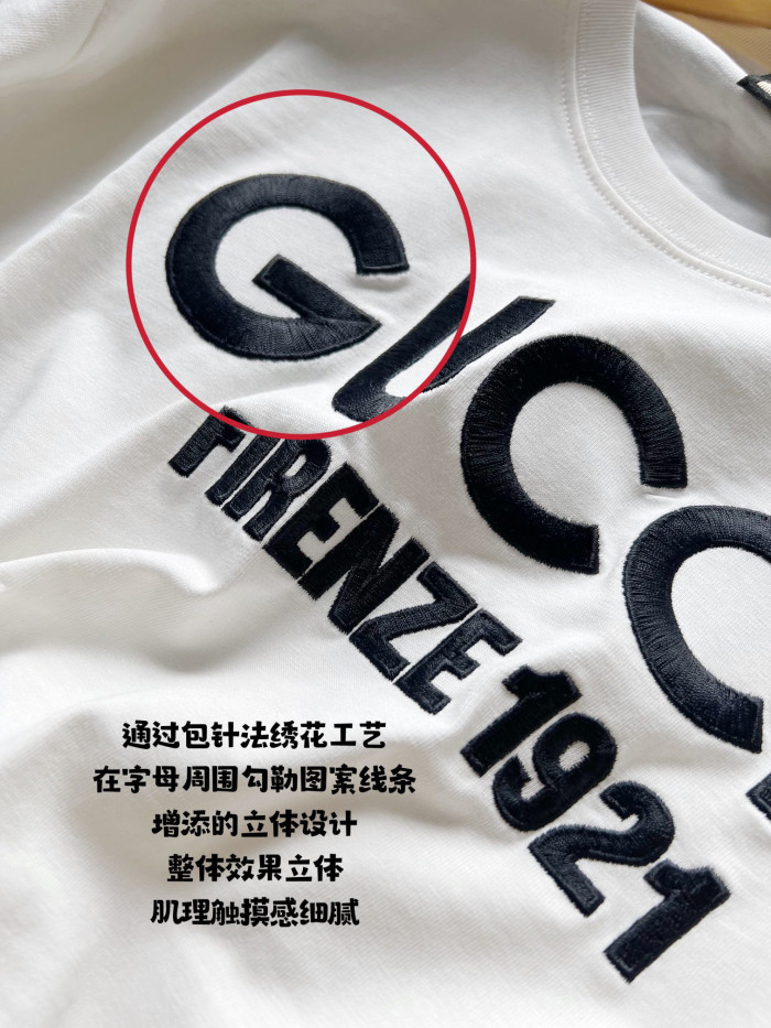Gucci Cotton Letter Short Sleeve T-shirt #nigo21882