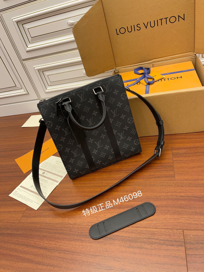 Louis Vuitton Sac Plat Cross Leather Printed Portable Diagonal Bag #nigo21883