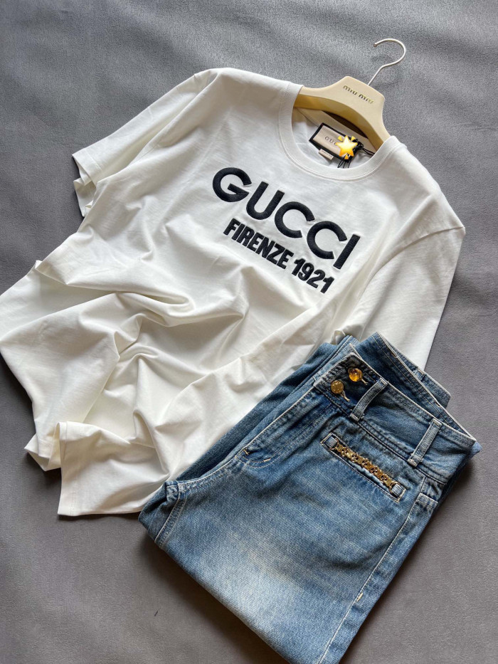 Gucci Cotton Letter Short Sleeve T-shirt #nigo21882