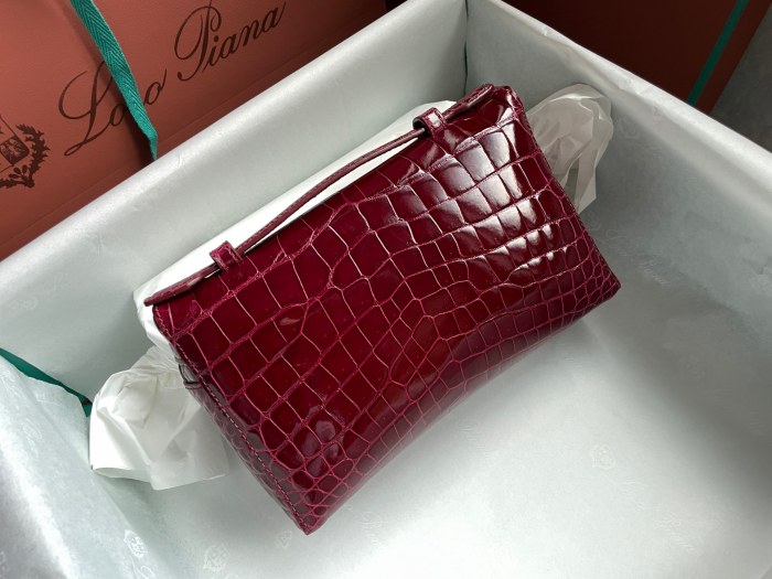 Loro Piana Extra Pocket L19 Leather Clutch Bag #nigo5996