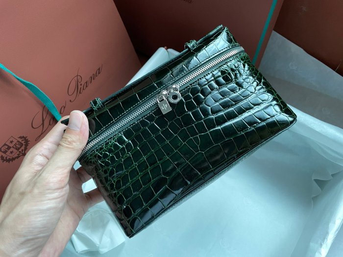Loro Piana Extra Pocket L19 Leather Clutch Bag #nigo5996