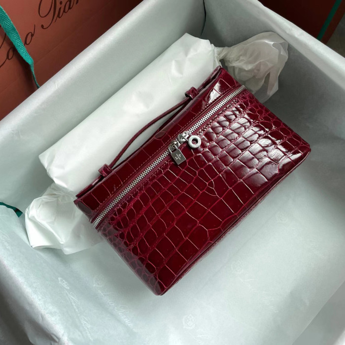Loro Piana Extra Pocket L19 Leather Clutch Bag #nigo5996