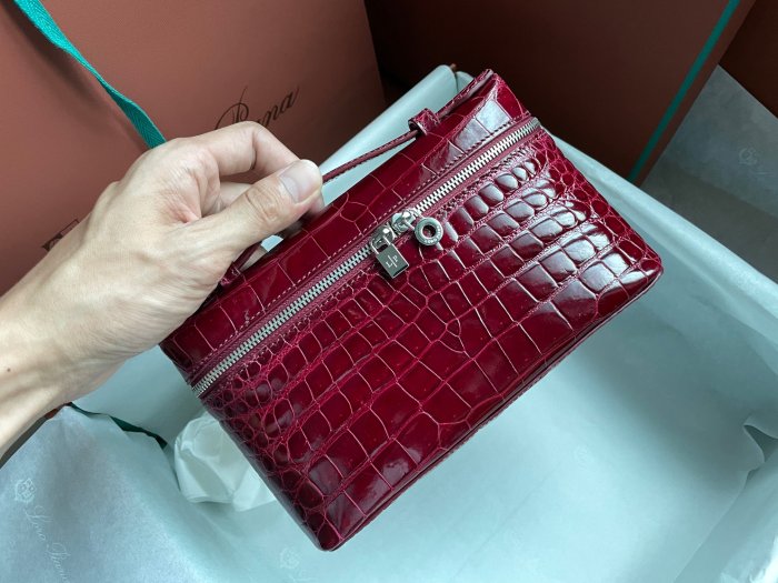 Loro Piana Extra Pocket L19 Leather Clutch Bag #nigo5996
