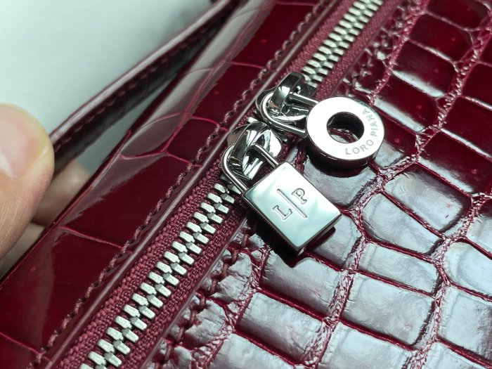 Loro Piana Extra Pocket L19 Leather Clutch Bag #nigo5996