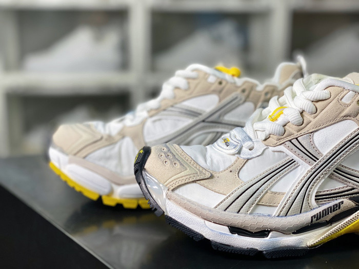 Balenciaga Runner Khaki 2.0 Suede Low Top Sneakers Shoes #nigo96536