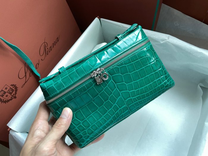 Loro Piana Extra Pocket L19 Leather Clutch Bag #nigo5996