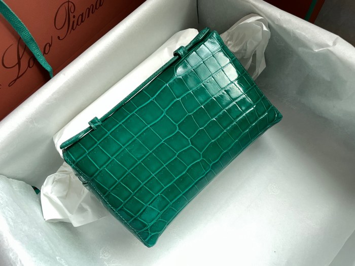 Loro Piana Extra Pocket L19 Leather Clutch Bag #nigo5996