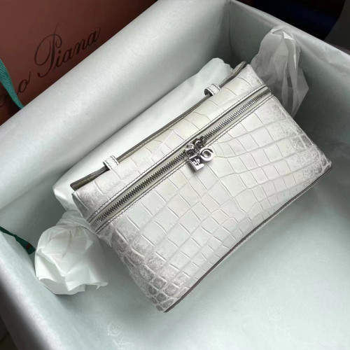 Loro Piana Extra Pocket L19 Leather Clutch Bag #nigo5996