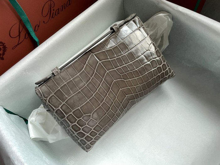 Loro Piana Extra Pocket L19 Leather Clutch Bag #nigo5996