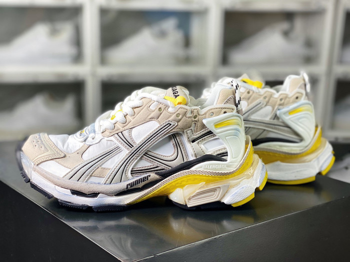 Balenciaga Runner Khaki 2.0 Suede Low Top Sneakers Shoes #nigo96536