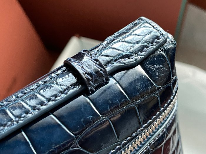 Loro Piana Extra Pocket L19 Leather Clutch Bag #nigo5996