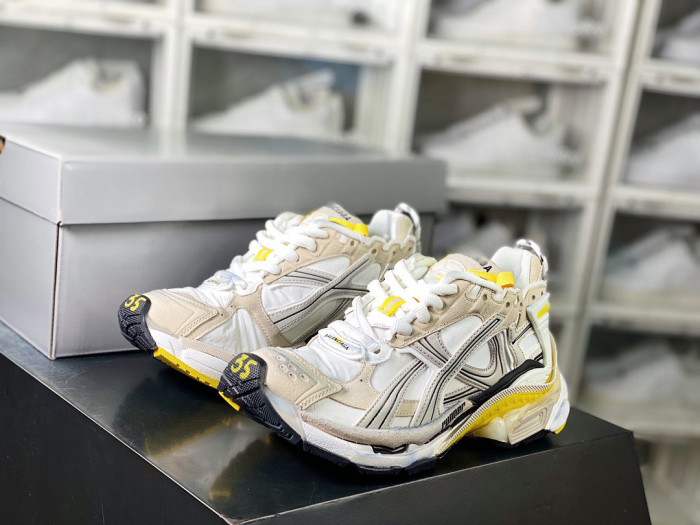 Balenciaga Runner Khaki 2.0 Suede Low Top Sneakers Shoes #nigo96536
