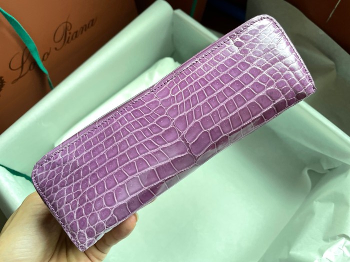 Loro Piana Extra Pocket L19 Leather Clutch Bag #nigo5996