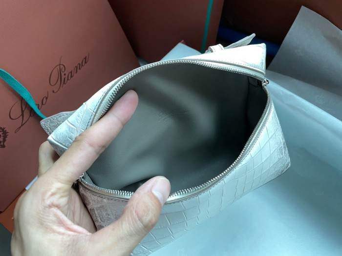 Loro Piana Extra Pocket L19 Leather Clutch Bag #nigo5996