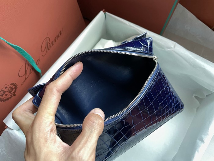 Loro Piana Extra Pocket L19 Leather Clutch Bag #nigo5996