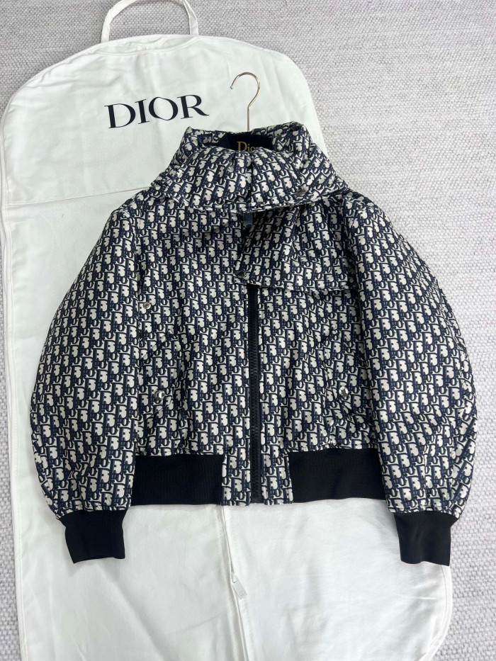 Dior Bomber Jacket With Criss Cross Collar #nigo96548