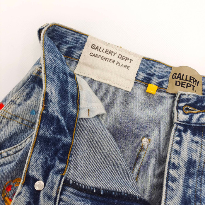 Gallery Dept Vintage Blue Spliced Jeans Pants #nigo96557