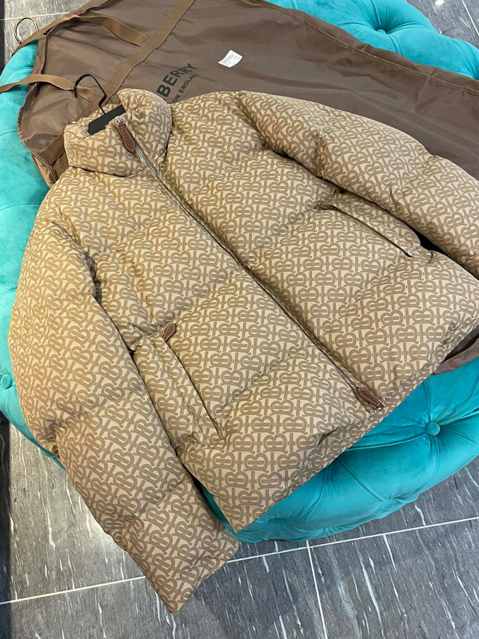 Burberry Full Printed Old Flower Puffer Down Jacket #nigo96543