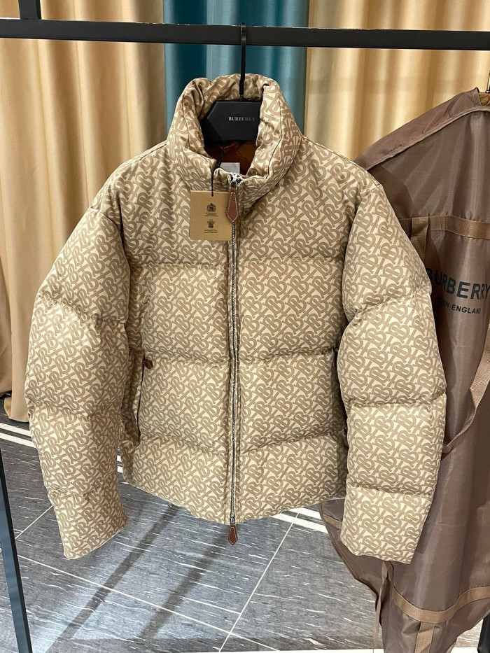 Burberry Full Printed Old Flower Puffer Down Jacket #nigo96543