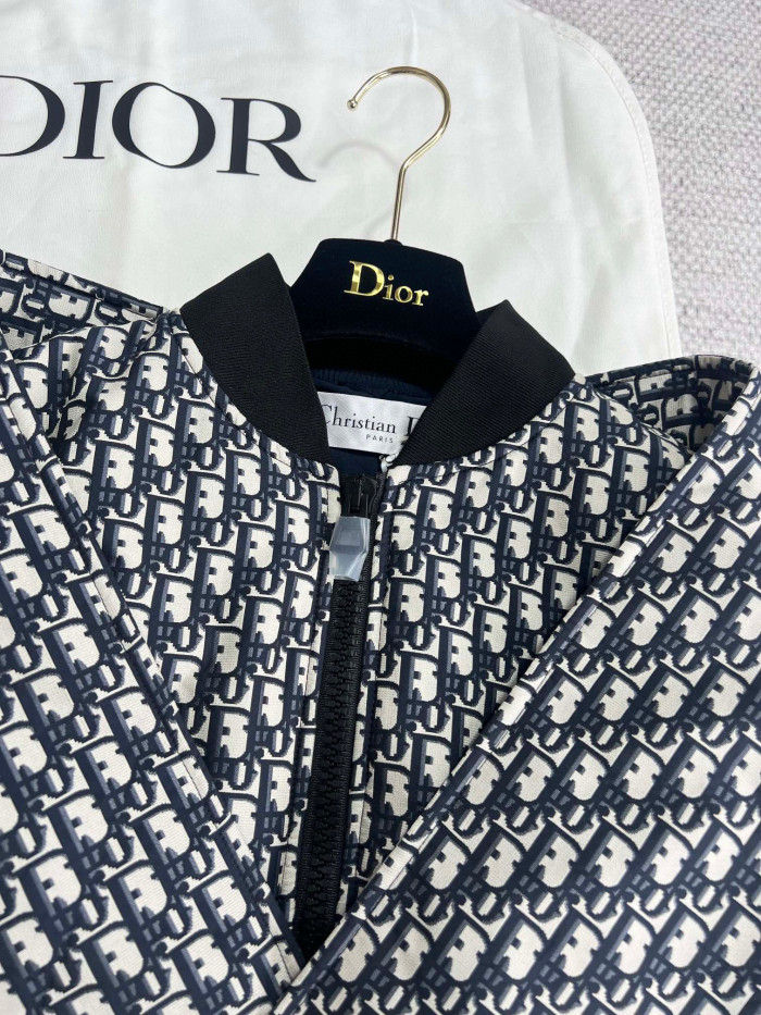 Dior Bomber Jacket With Criss Cross Collar #nigo96548