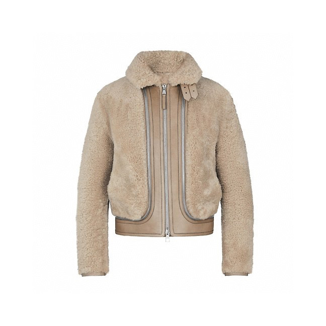 Louis Vuitton Removable Fur Leather Jacket Ngvp #nigo5666