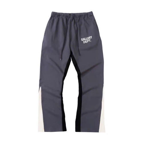 Gallery Dept Dark Grey Patchwork Cotton Drawstring Pants #nigo96556