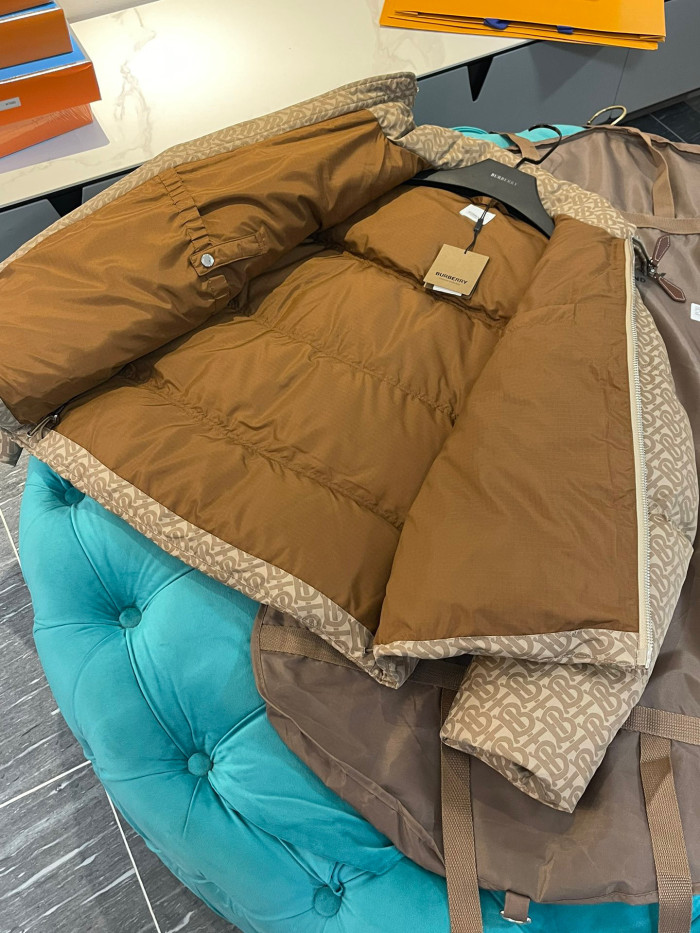 Burberry Full Printed Old Flower Puffer Down Jacket #nigo96543